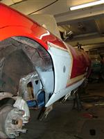 Fiat Dino Spider 2400 repair work